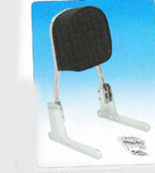 Kit completo sissy-bar con cuscinetto e piastre di montaggio laterale per Harley Davidson Sportster dal 2004 ad oggi