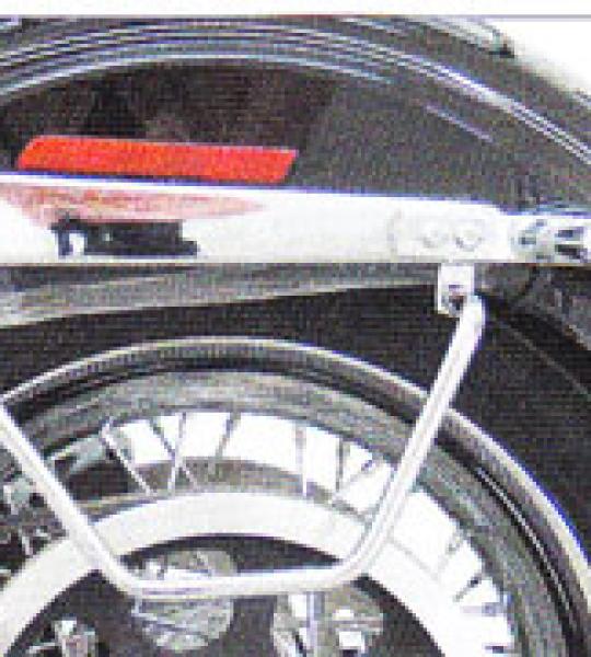 Supporti per borse laterali cromati per Harley davdison Dyna dal 2006 ad oggi
