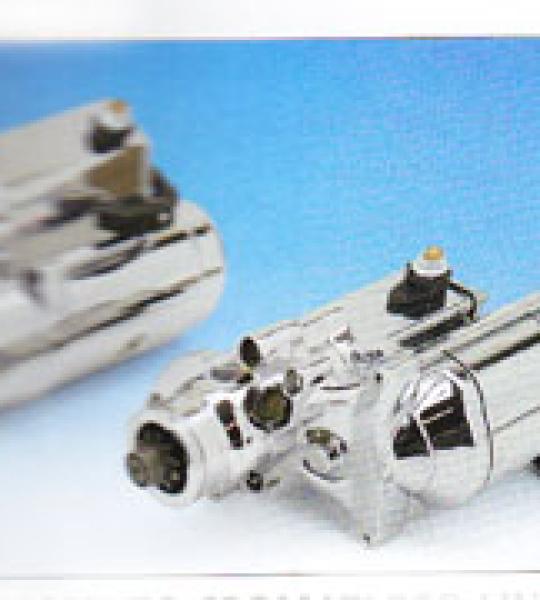 Motorino d'avviamento cromato 1.4KW per Harley Big Twin Evolution e Twin Cam dal 1994 al 2006, lunghezza 17cm