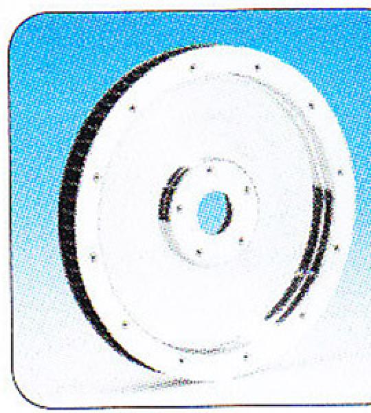 Puleggia in alluminio modello SOLID DISC 72 denti per Harley FXD Dyna e Softail DAL 2006 ad oggi escluso quelli con gomma da 200