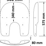 Parabrezza Di Ricambio Tipo Originale Per Harley Davidson Heritage Springer